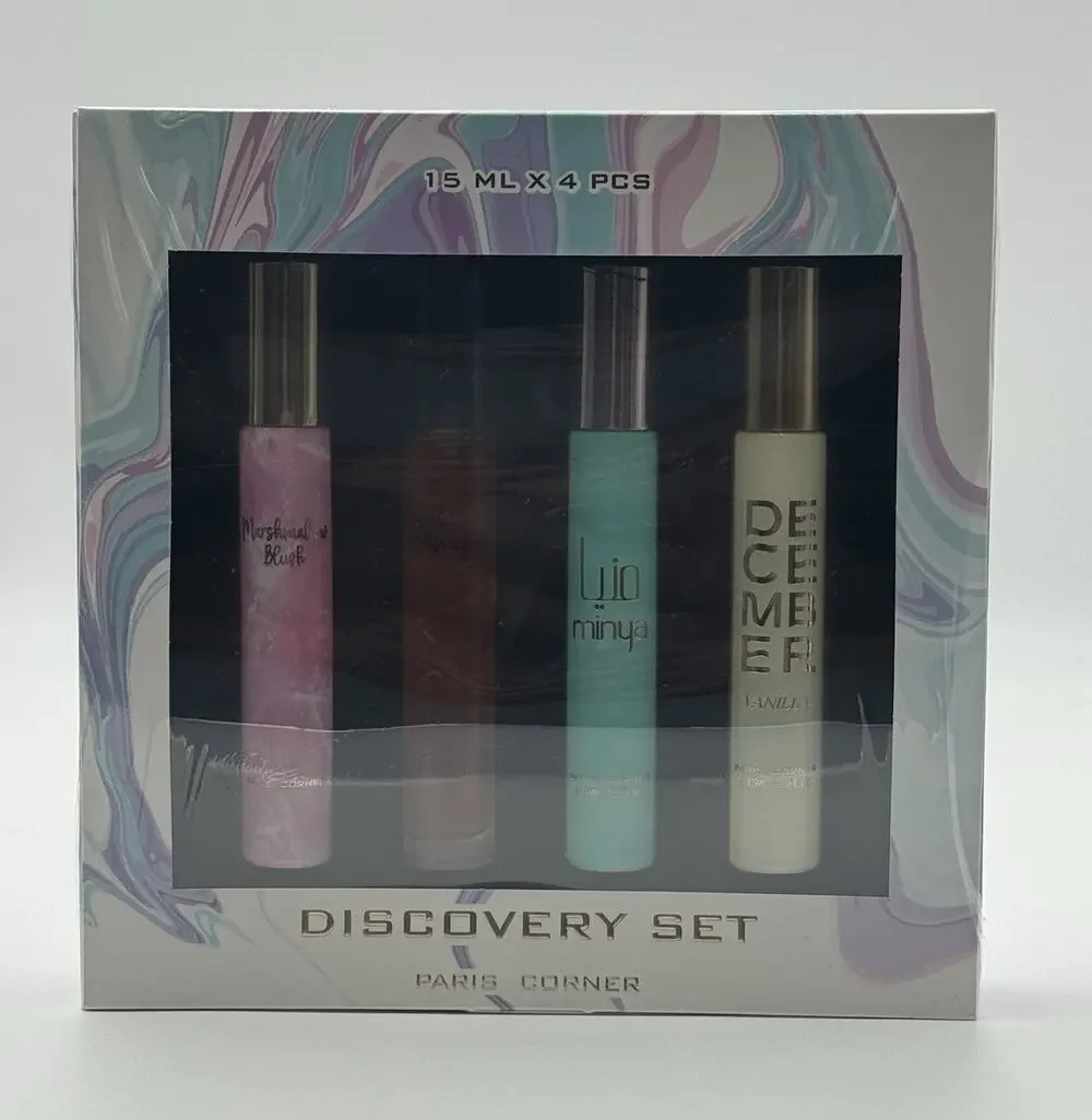 PARIS CORNER DISCOVERY SET – 4 x 15ML EDP BRAND NEW SEALED
